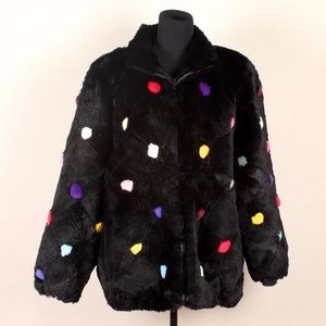 *SUPER SOFT* Faux Fur Vintage Zip-up Jacket